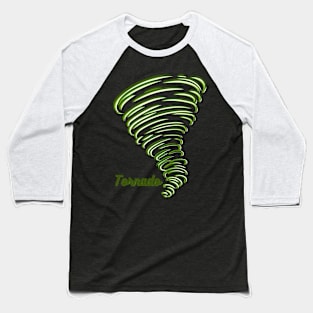 green tornado Baseball T-Shirt